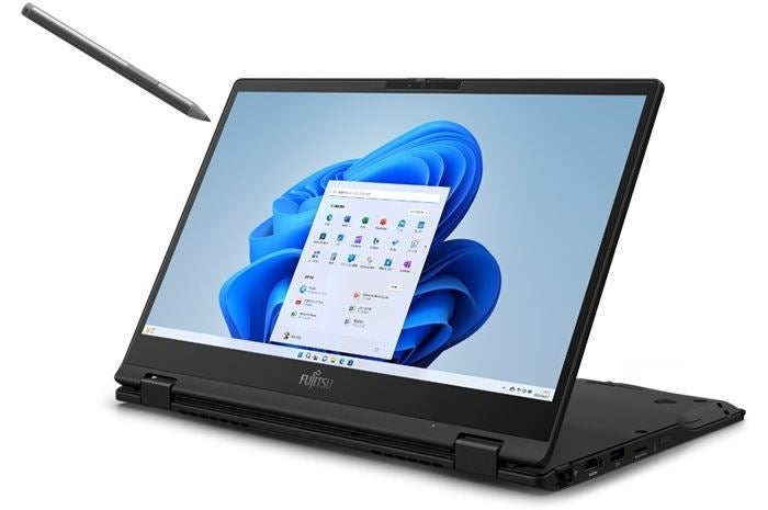 富士通FMV、第13世代Core搭載で約864gのペン付き軽量13.3型2in1