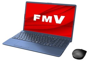 富士通FMV、性能強化した15.6型ノートPC「AH」 - Wi-Fi 6EとDolby Atomos搭載