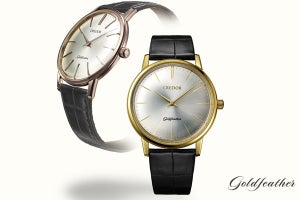 セイコー クレドール、60余年ぶりに復活した薄型時計「ゴールドフェザー」