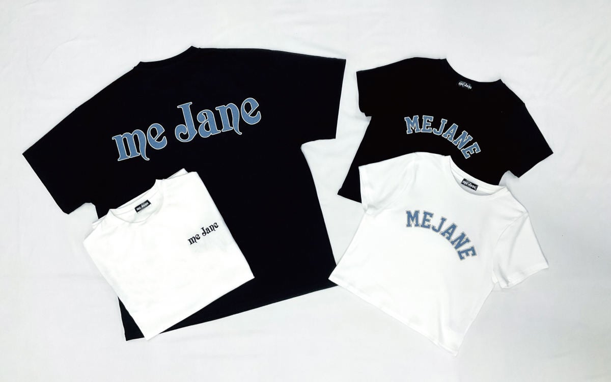 平成ギャルの象徴「me Jane」がしまむらのアベイルに登場! ロゴTシャツ