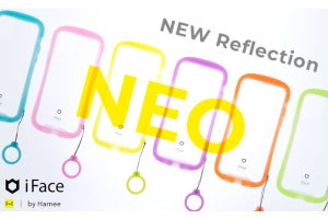 人気スマホケース「iFace」、ふちが透けるネオンカラーの新デザイン「Reflection Neo」