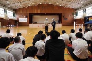 ドローンの認識機能で逃亡者を追跡! 千葉の高校で特別授業が実施される