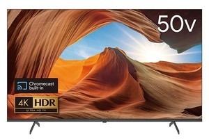 グリーンハウス、Google TV搭載の50型4K液晶テレビ「GH-GTV50A-BK」　チューナーも内蔵