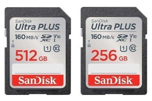 サンディスク、リード最大160MB/秒に高速化した「ウルトラプラスSDカード」