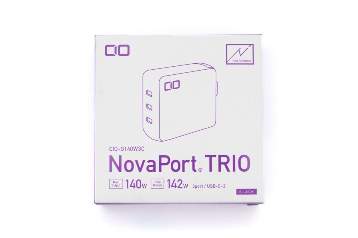 コンパクトなのにノートPCも充電できる！「CIO NovaPort TRIO 140W