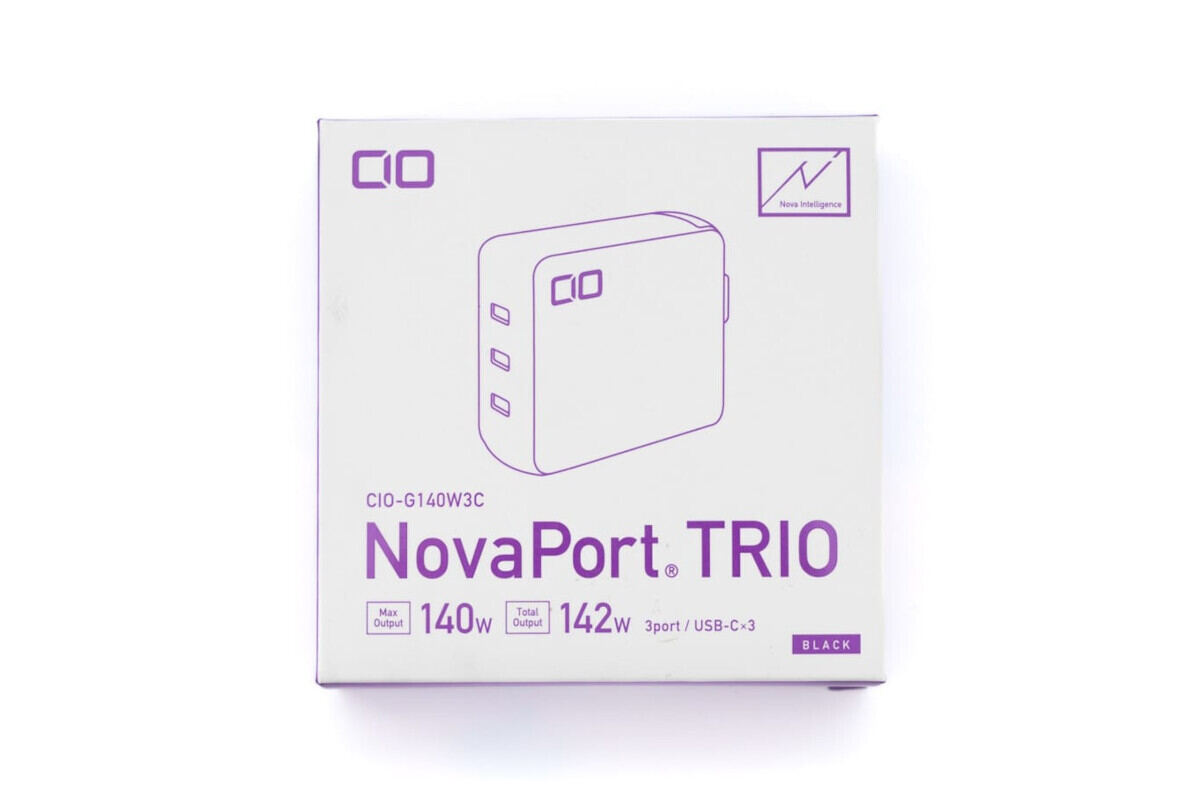 コンパクトなのにノートPCも充電できる!「CIO NovaPort TRIO 140W