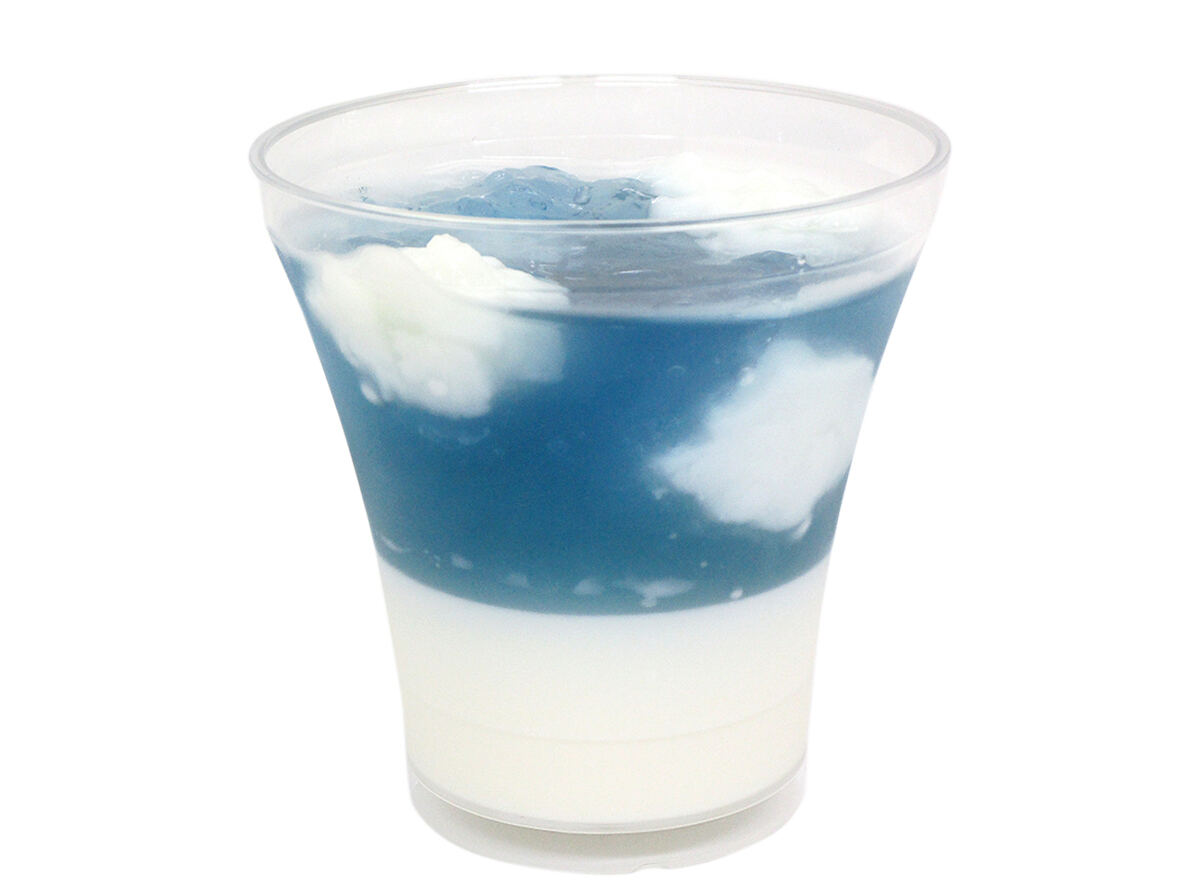 「さわやか青空ソーダゼリー&ミルクプリン」(259円)