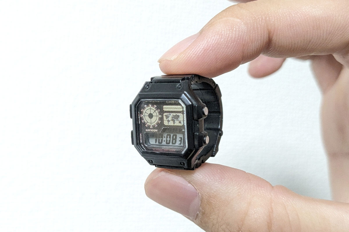 チープカシオ”を再現した指輪カプセルトイ見っけ！ G-SHOCKとのコンビ