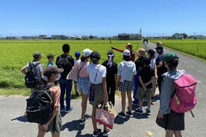 IIJ、静岡県磐田市と袋井市で小中学生を対象にしたスマート農業の出張授業を実施