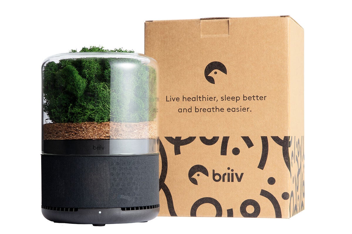 観葉植物みたいな空気清浄機「briiv」パッケージ刷新、付属品増量で8月