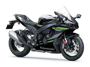 カワサキのスーパースポーツ「Ninja ZX-10R」に新色登場! 黒とグレーの組み合わせがシブい