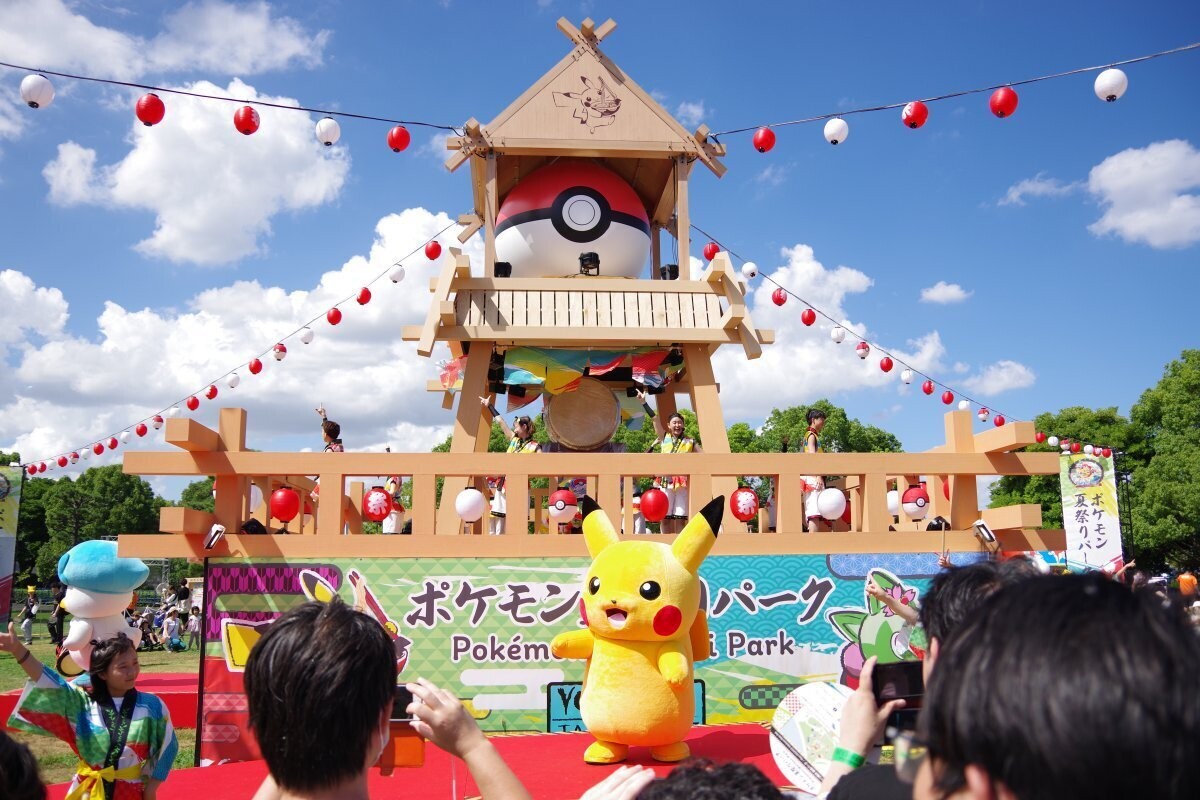 世界大会「ポケモンWCS」開幕！ 「夏祭りパーク」ではピカチュウと