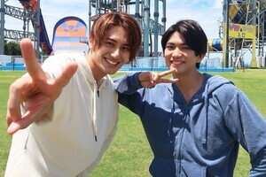 正門良規＆小島健、巨大ウォータースライダーに挑む「次は6人で来たい」