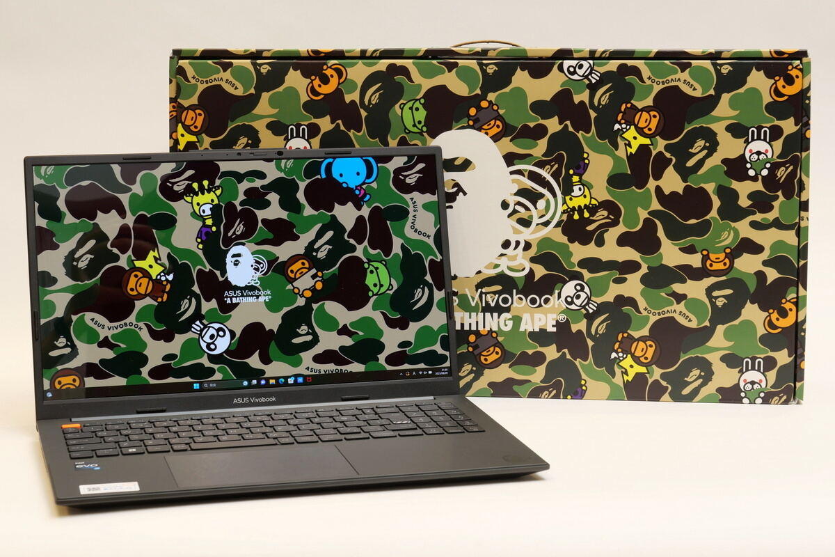 ASUS×A BATHING APEコラボで実現した「Vivobook S 15 OLED BAPE