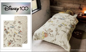 ディノス限定、ディズニー創立100周年記念の寝具が発売! -各キャラクターが共演する夢のデザイン