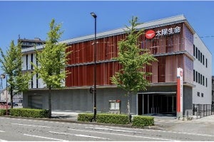 太陽生命金沢支社、環境に配慮した新社屋が完成 - 金沢駅西口のけやき大通り沿い