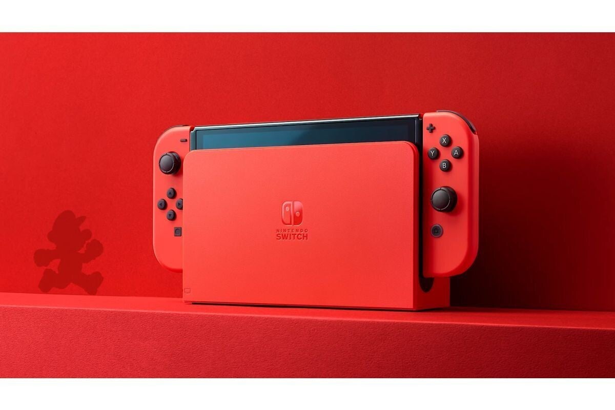 Nintendo Switch（有機ELモデル）に真っ赤な「マリオレッド」登場 