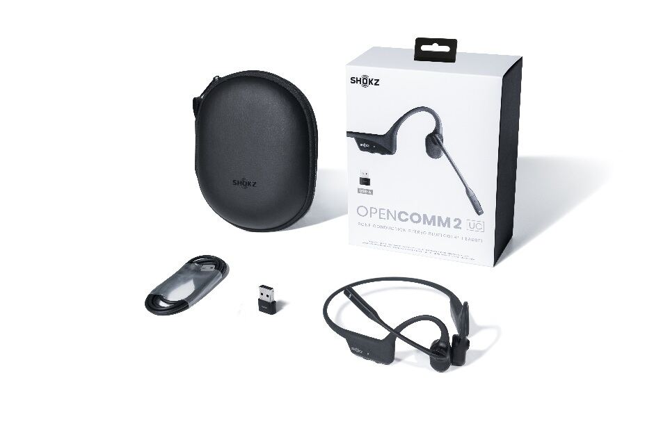 Shokz、PCのオンライン会議に適した骨伝導ヘッドセット「OpenComm 2 UC