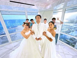 アンガ田中、ウエディング姿のみちょぱに思いを告白　新婚でも『有吉の夏休み』恒例くだり