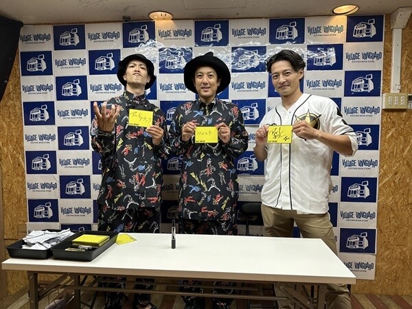 左からアバレブラック／アスカの阿部薫、アバレッド／伯亜凌駕役の西興一朗、アバレキラー／仲代壬琴役の田中幸太朗