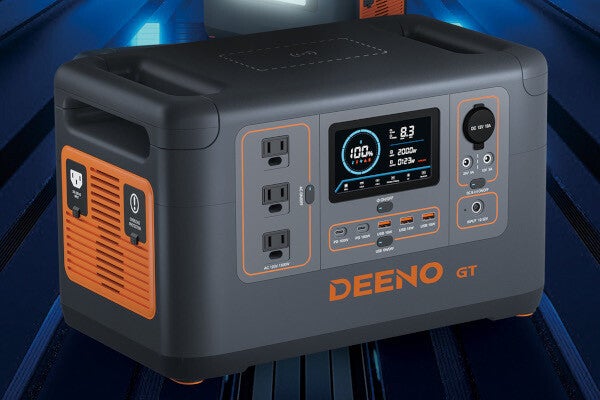 リン酸鉄リチウム電池採用、1036Whのポータブル電源「DEENO S1500」 | マイナビニュース