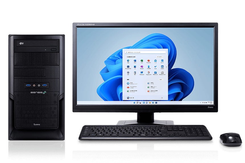 iiyama PC、最大6画面出力対応のデスクトップPC | マイナビニュース