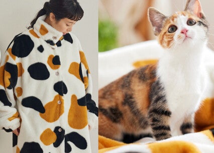 ニッセンから「まるで猫!」の着る毛布が登場 - 「猫を纏いたい