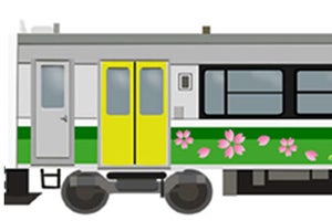 JR東日本、只見線に四季イメージしたラッピング車両 - 観光列車も