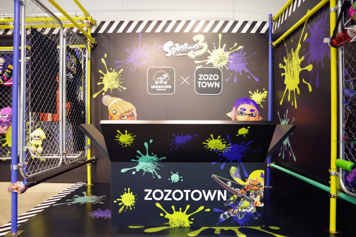 ロッカーまで完全再現！ 渋谷でZOZOTOWNの『スプラ3』コラボアイテムを 