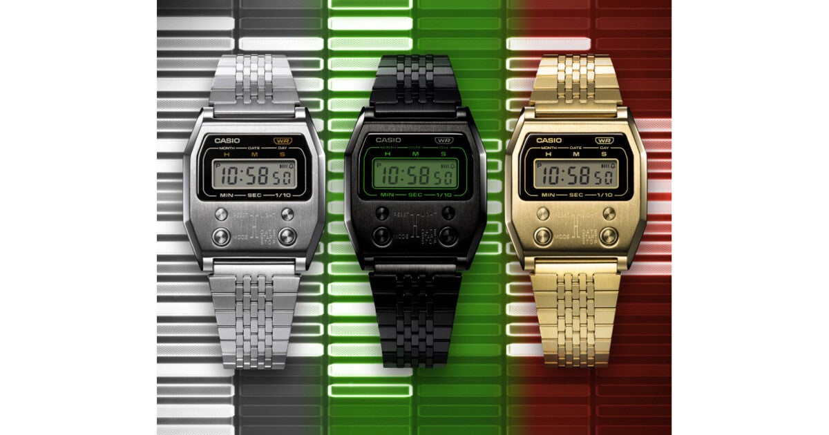 CASIO CLASSIC、70年代後半に登場したフロントボタンウオッチの復刻 