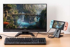 スマホやSwitchの画面を出力できる、スタンド付きドッキングステーション