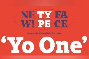 フォントワークス、初のオリジナル欧文書体「Yo One」