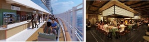 豪華客船「サン・プリンセス」のダイニング初公開 - メイン・ダイニングは3フロア構造