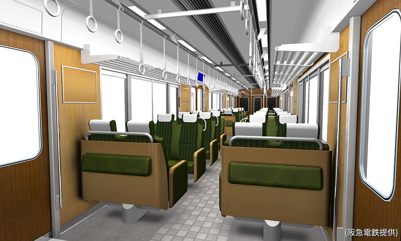 阪急電鉄が新型車両を導入、2300系に座席指定サービス - 2000系も 