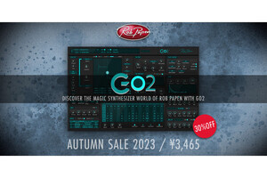 ディリゲント、蘭Rob Papenのソフトシンセ「Go2」の30％オフセール