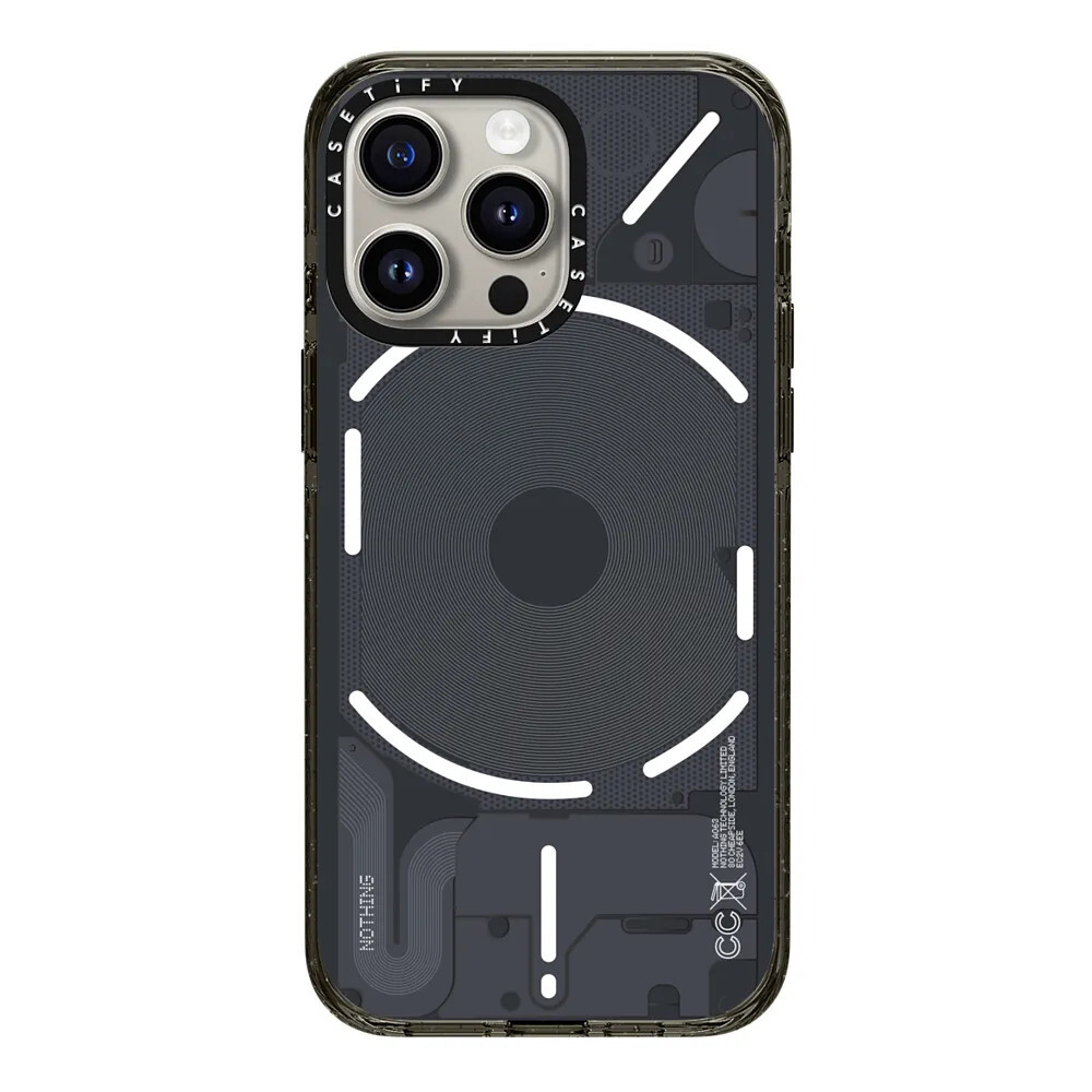 NothingとCASETiFYがコラボ、iPhoneをNothing Phone風にするケースを NothingとCASETiFYがコラボ、iPhoneをNothing Phone風にするケースを