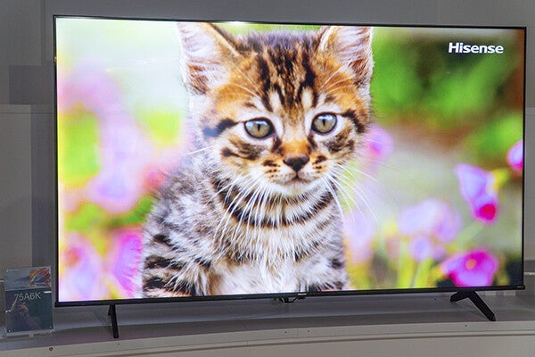 43型で約7万円から、新エンジン搭載のハイセンス4K液晶テレビ「A6K