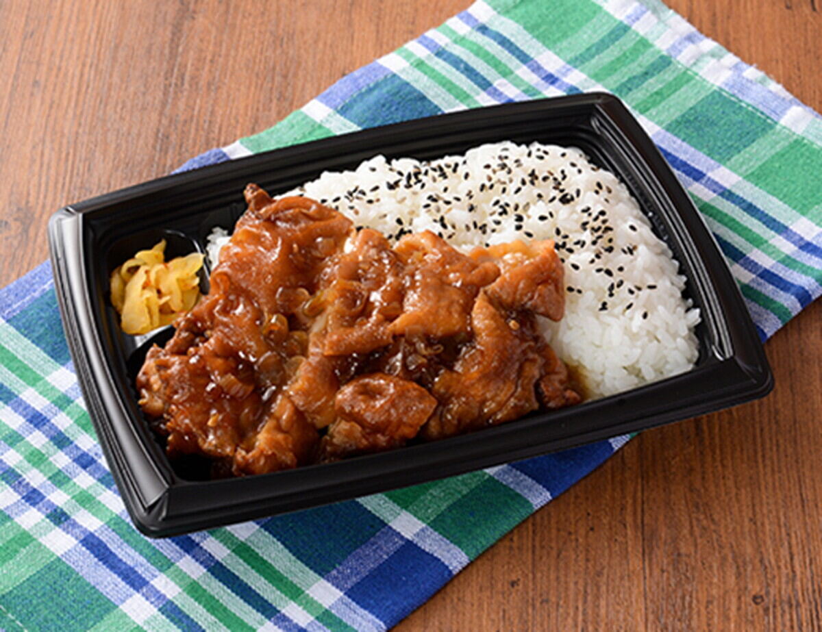 「ごはん大盛!香味だれの鶏唐揚弁当」(497円)