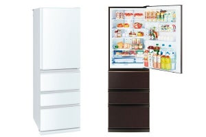三菱電機、冷凍室を重視した4ドア冷凍冷蔵庫 - 3ドア／2ドアの新型も