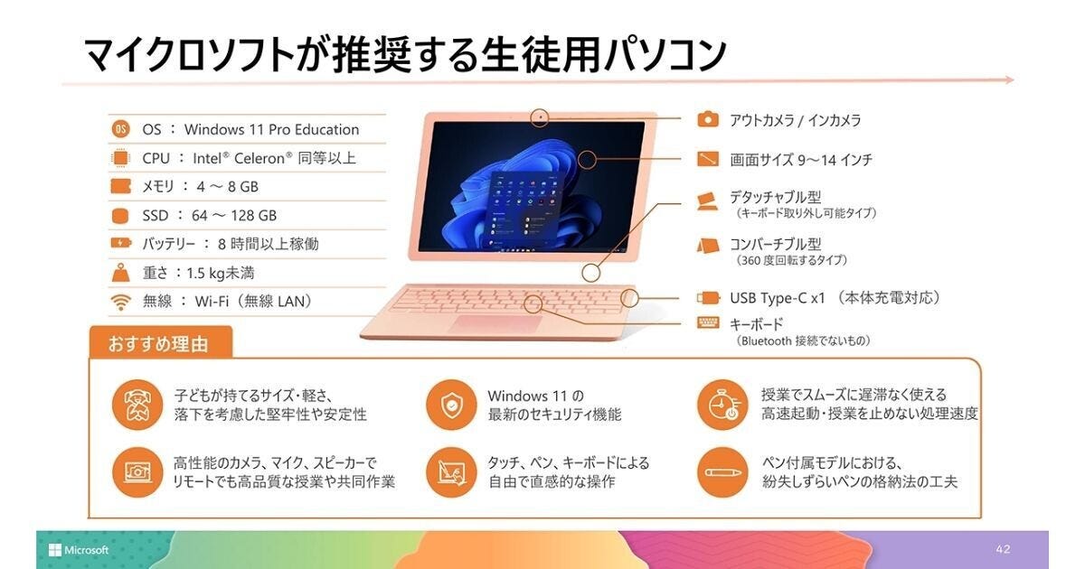 GIGAスクール構想向け新PCのメモリーは4GB／8GB - 阿久津良和の