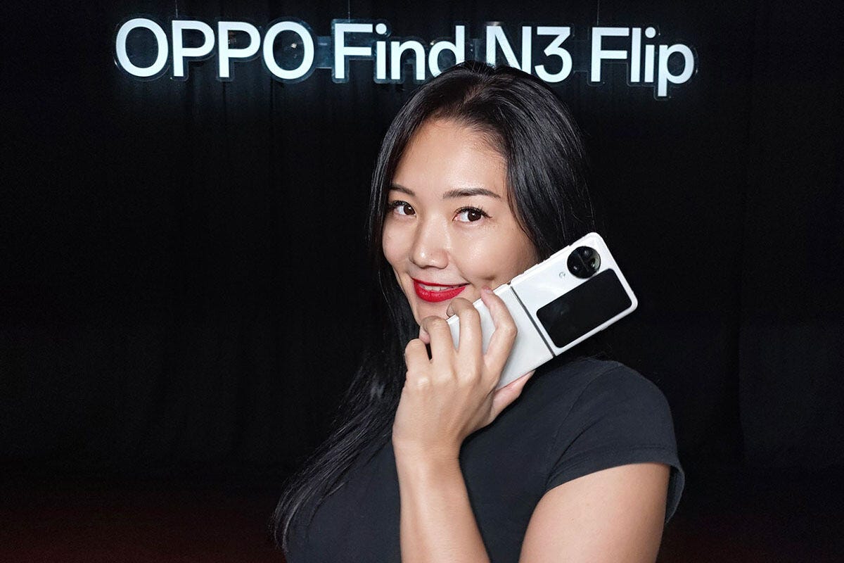 高画質カメラ搭載の高性能な縦折スマホ「OPPO Find N3 Flip」が海外で ...