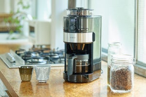 シロカ、全自動コーヒーメーカーをリニューアル - 挽き目の調節可能に