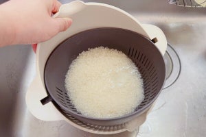 【3COINS】お米研ぎや野菜の水切りに！ スリコの「【KITINTO】ザル&ボウルセット」を使ってみた