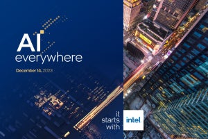 Intel Core Ultraや第5世代Xeonプロセッサの発表会「AI Everywhere」実施へ - 12月15日開催