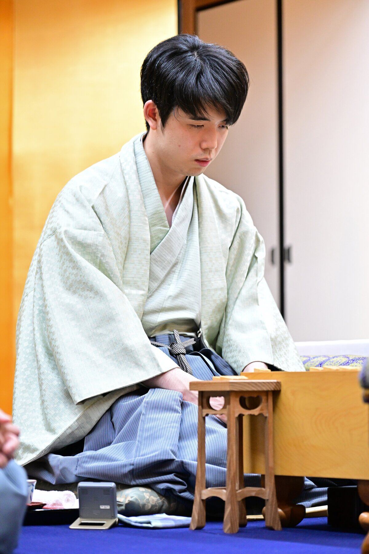 感想戦では伊藤七段が反撃に転じた局面で工夫の余地があったとされた（提供：日本将棋連盟）