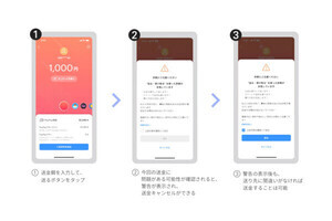 PayPay、送金詐欺被害を防ぐための警告メッセージを表示開始