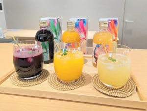 アサヒ飲料、"ひと手間"かけて楽しむ高果汁希釈飲料「Fruits Presso」3種を発売