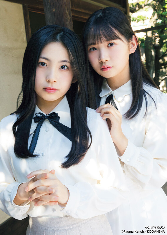 左から櫻井梨央、岡村ほまれ
