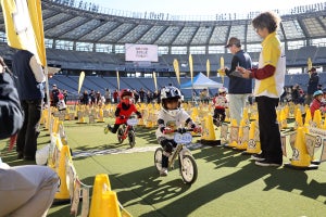 【レポート】味の素スタジアムで「スタジアムフェスタ」開催 - 多くの親子が自転車の魅力を再確認!