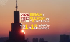 【ご利益ありそう】地上202mの東京都庁展望室から"初日の出"が無料で見られるだとっ!